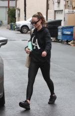 OLIVIA WILDE Leaves a Gym in Los Angeles 02/23/2023