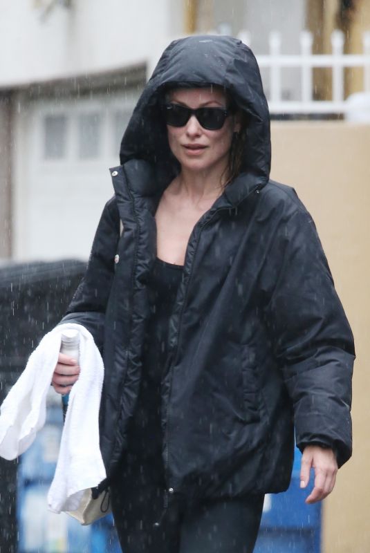 OLIVIA WILDE Leaves Morning Workout in Studio City 02/24/2023