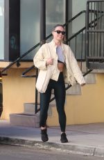 OLIVIA WILDE Leaves Tracy Anderson Gym in Studio City 02/08/2023