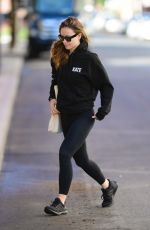 OLIVIA WILDE Out for a Workout in Studio City 02/07/2023