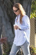 OLIVIA WILDE Out for Coffee in Los Angeles 02/09/2023