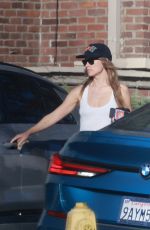 OLIVIA WILDE Spends Time with Her Son at Ice Cream Parlor in Los Angeles 02/20/2023