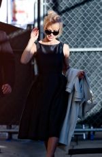 PAMELA ANDERSON Arrives at El Capitan Entertainment Centre in Hollywood 01/31/2012
