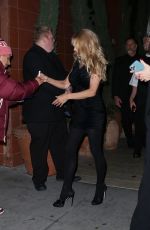 PAMELA ANDERSON Leaves Pamela, A Love Story Afterparty at Bar Lis in Los Angeles 01/30/2023