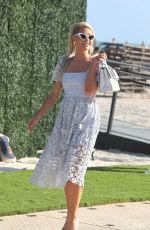 PARIS HILTON Arrives at a JP Morgan Event in Miami 02/09/2023