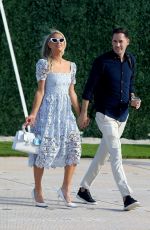 PARIS HILTON Arrives at a JP Morgan Event in Miami 02/09/2023