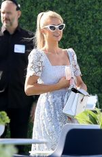 PARIS HILTON Arrives at a JP Morgan Event in Miami 02/09/2023