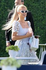 PARIS HILTON Arrives at a JP Morgan Event in Miami 02/09/2023