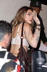 PARIS JACKSON Arrives at a Grammy Party at a Private Residence in Los Angeles 02/03/2023
