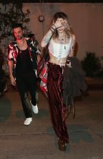 PARIS JACKSON Arrives at a Grammy Party at a Private Residence in Los Angeles 02/03/2023