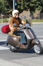 PARIS JACKSON Out on Her Vespa in Toluca Lake 02/10/2023