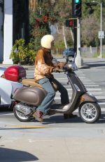 PARIS JACKSON Out on Her Vespa in Toluca Lake 02/10/2023