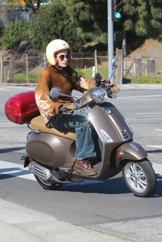 PARIS JACKSON Out on Her Vespa in Toluca Lake 02/10/2023