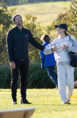 PETA MURGATROYD and Maksim Chmerkovskiy Watch Their Son at His Soccer Game in Malibu 02/06/2023