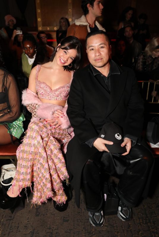 PEYTON ELIZABETH LEE at Kim Shui Fashion Show in New York 02/12/2023