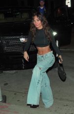 PIA MIA PEREZ Out for Dinner at Craig