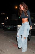 PIA MIA PEREZ Out for Dinner at Craig