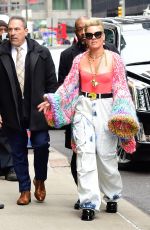 PINK Arrives at NBC Studios in New York 02/21/2023