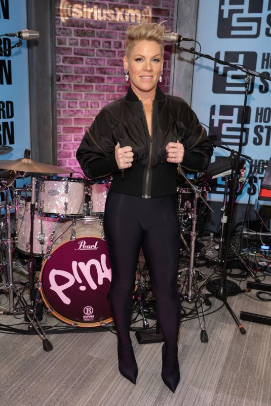 PINK at Howard Stern Show at Siriusxm Studios in New York 02/22/2023