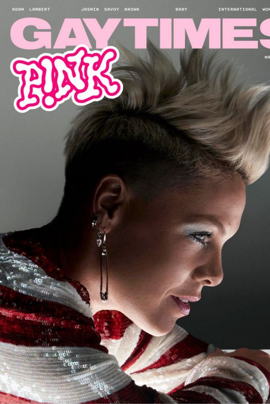PINK in Gay Times Magazine, March 2023