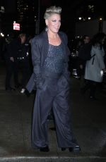 PINK Leves Late Show with Stephen Colbert in New York 02/21/2023