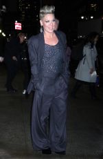 PINK Leves Late Show with Stephen Colbert in New York 02/21/2023