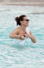 PIPPA MIDDLETON in Swimsuit at a Beach in St. Barts 02/12/2023