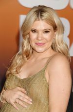 Pregnant CAROLINE ARAPOGLU at Outer Banks Season 3 Premiere in Los Angeles 02/16/2023