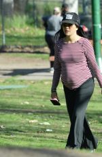 Pregnant CONSTANCE WU Out at a Park in Los Angeles 02/15/2023