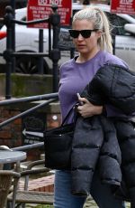 Pregnant GEMMA ATKINSON Arrives at Hits Radio Station in Manchester 02/10/2023