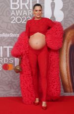 Pregnant JESSIE J at Brit Awards 2023 at O2 Arena in London 02/11/2023