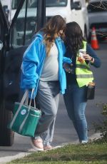 Pregnant KALEY CUOCO Films in Los Angeles 02/16/2023