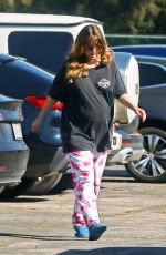 Pregnant KALEY CUOCO on the Set of Based on a True Story in Los Angeles 02/08/2023
