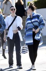 Pregnant KALEY CUOCO Out for Lunch with Her Sister BRIANNA CUOCO and Her Boyfriend Brian Logan Dales in Calabasas 02/20/2023