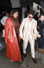 PRIYANKA CHOPRA and Nick Jonas Leave a Hollywood Star Ceremony Afterparty at Craig