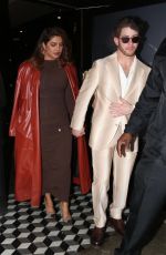 PRIYANKA CHOPRA and Nick Jonas Leave a Hollywood Star Ceremony Afterparty at Craig
