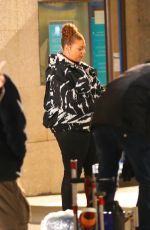 QUEEN LATIFAH Shooting Scenes for New TV Show on Madison Ave in New York 01/30/2023