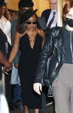QUINTA BRUNSON Leaves Christian Siriano Fashion Show in New York 02/09/2023