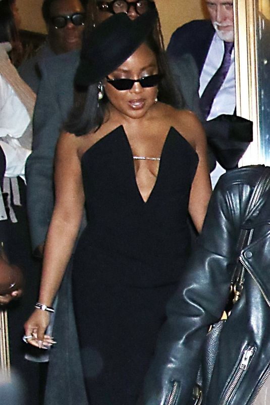 QUINTA BRUNSON Leaves Christian Siriano Fashion Show in New York 02/09/2023