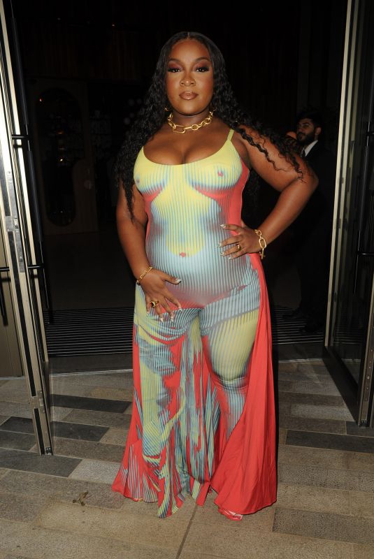 RAY BLK Arrives at 2023 Vanity Fair Rising Star Baftas Pre-party in London 02/02/2023
