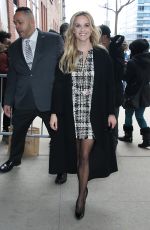 REESE WITHERSPOON Arrives at Drew Barrymore Show in New York 02/07/2023