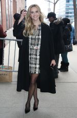 REESE WITHERSPOON Arrives at Drew Barrymore Show in New York 02/07/2023