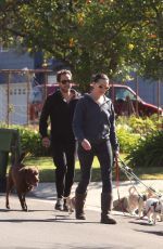 RENA SOFER Out with Her Dogs in Los Angeles 02/07/2023