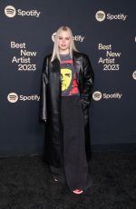 RENEE RAPP at Spotify Best New Artist Event in West Hollywood 02/02/2023
