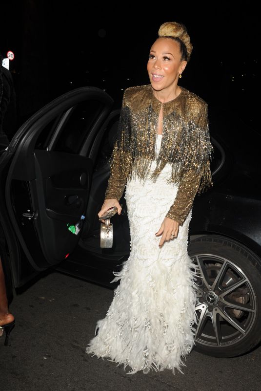 RIA HEBDEN Arrives at British Vogue and Tiffany & Co. Party in London 02/19/2023