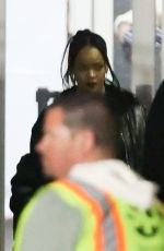 RIHANNA Leaves Super Bowl After Her Performance in Glendale 02/12/2023