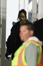RIHANNA Leaves Super Bowl After Her Performance in Glendale 02/12/2023