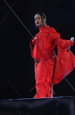 RIHANNA Performs at Superbowl LVII Halftime Show in Glendale 02/12/2023