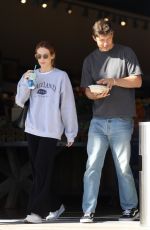 RILEY KEOUGH and Ben Smith Out in Calabasas 02/21/2023