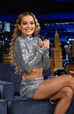 RITA ORA at Tonight Show Starring Jimmy Fallon 02/01/2023